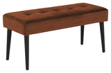 Glory Bench, kobber Velour