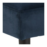 Glory Bench, Navy Velvet