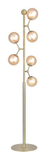 Halo Design Atom Floor Lamp Antique Messing 6xg9