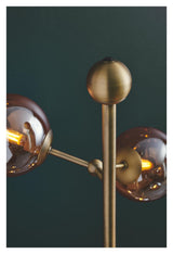 Halo Design Atom Floor Lamp Antique Messing 6xg9