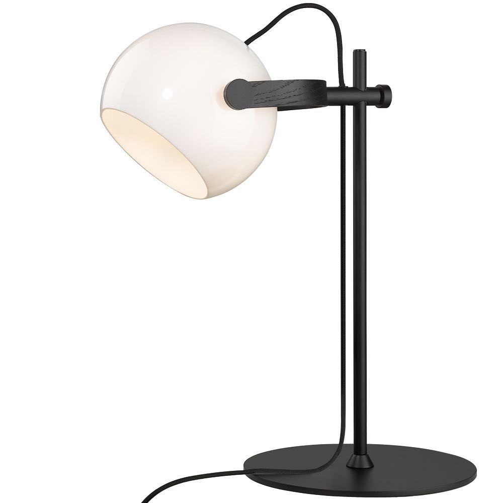 Halo Design D.C Table Lamp Ø18, Opalic W, Oak Black