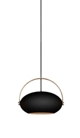 Halo Design D.C Pendant Ø40, Black W/Oak