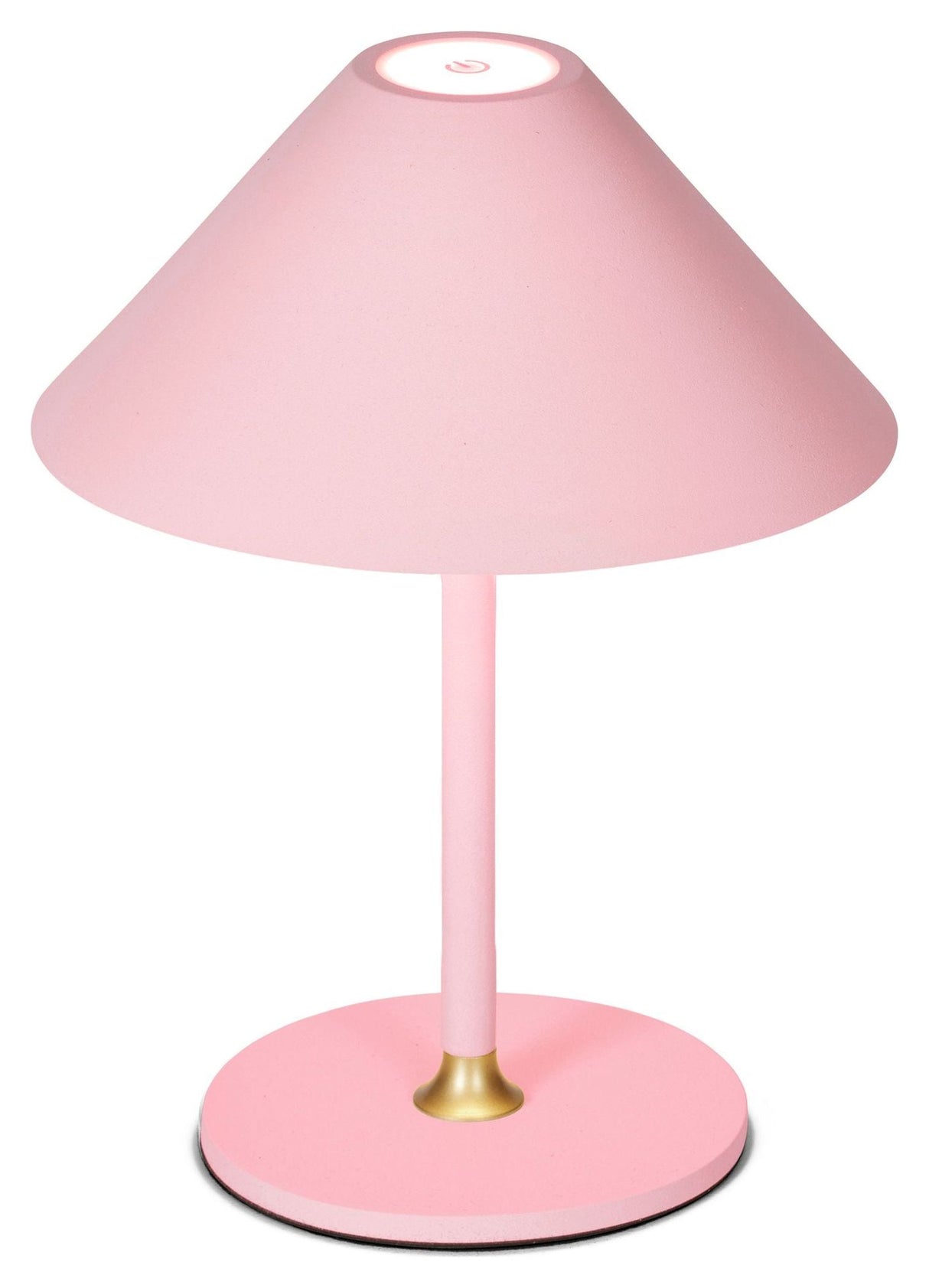 Koselig bordlampe Rose, batteri 