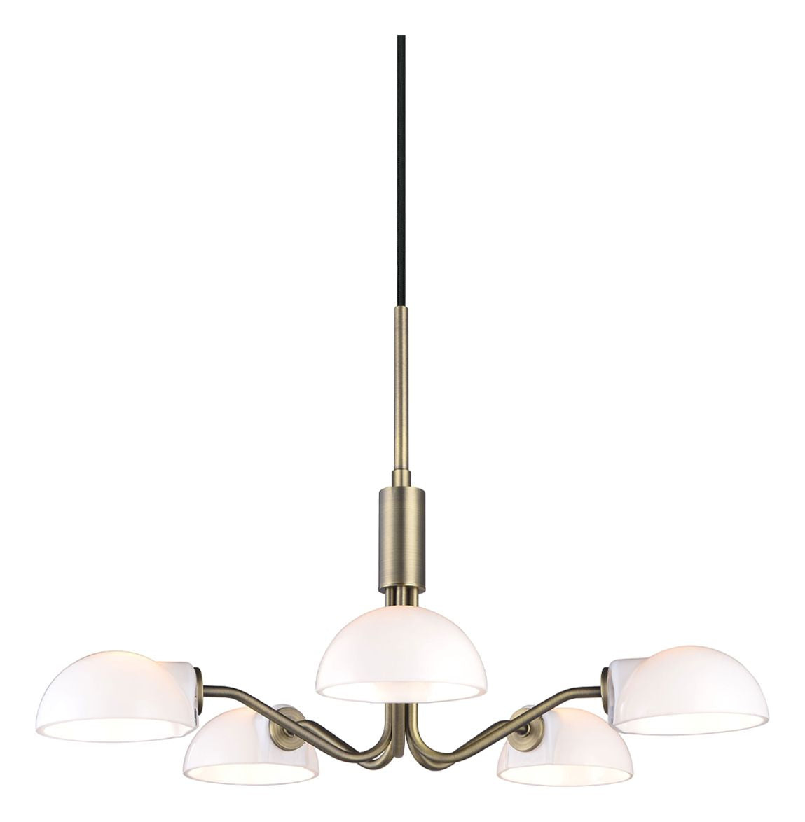 Halo Design Copenhagen Mini Chandelier, Antique