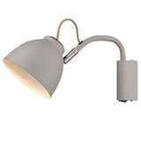 Halo designnivå vegglampe ø14, grå, tre