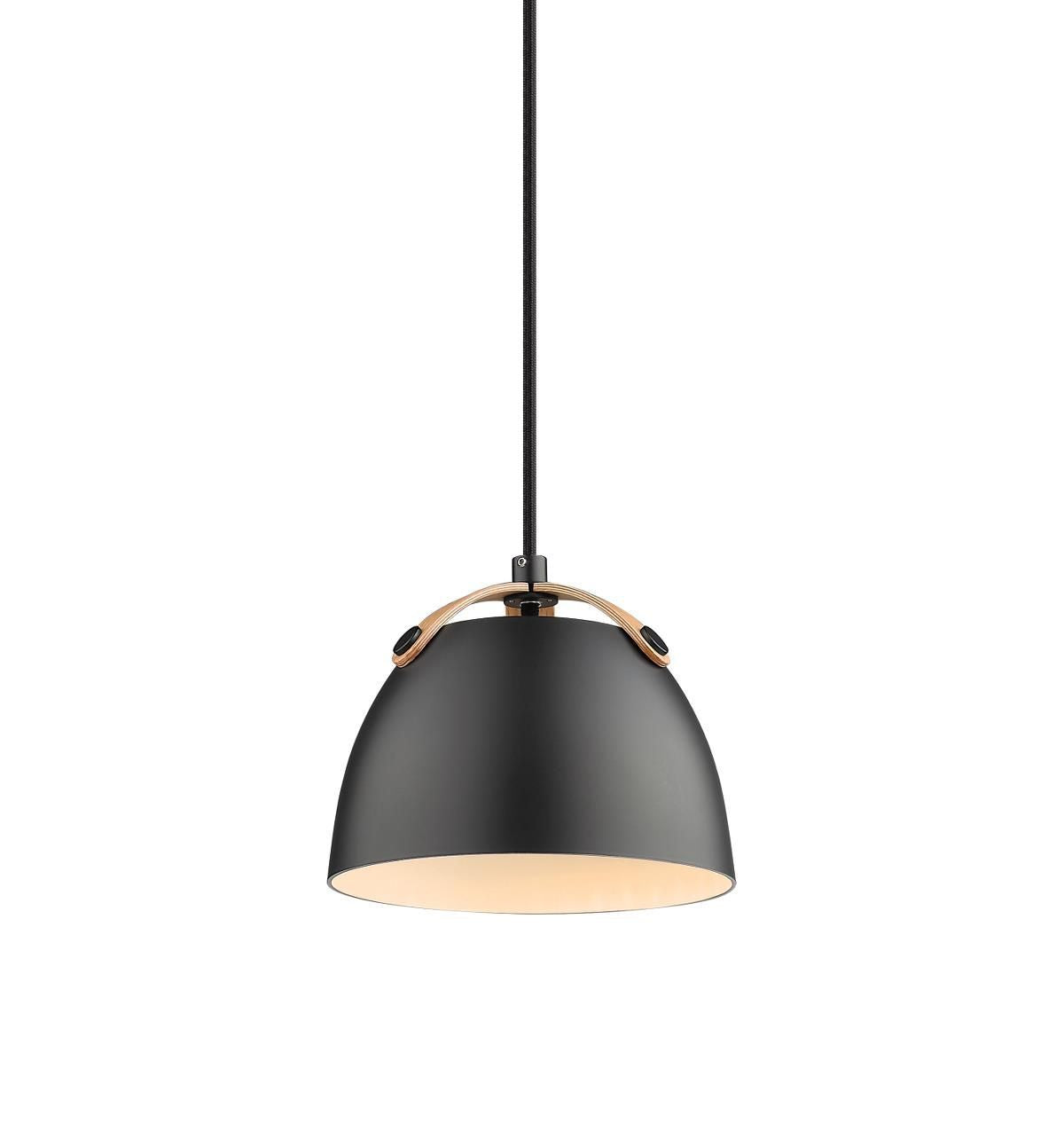 Halo Design Oslo Pendant Luminoaire Ø16 Black, Oak