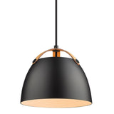 Halo Design Oslo Pendant Luminoaire Ø24 Black, Oak