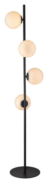 Halo Design Twist 4 Floor Lamp Opal, Black