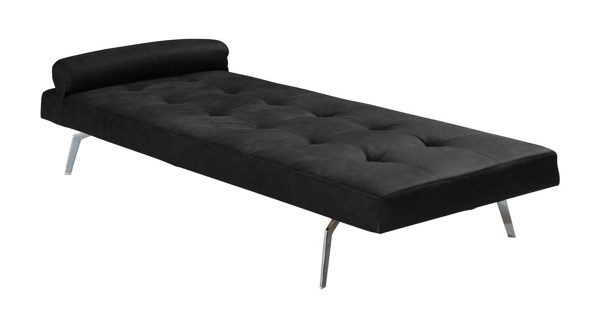 Harvey Daybed - Black Aniline Leather