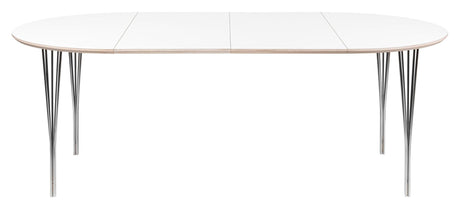 Symphony Dining Table 82 White Laminated / Chrome, Ø105