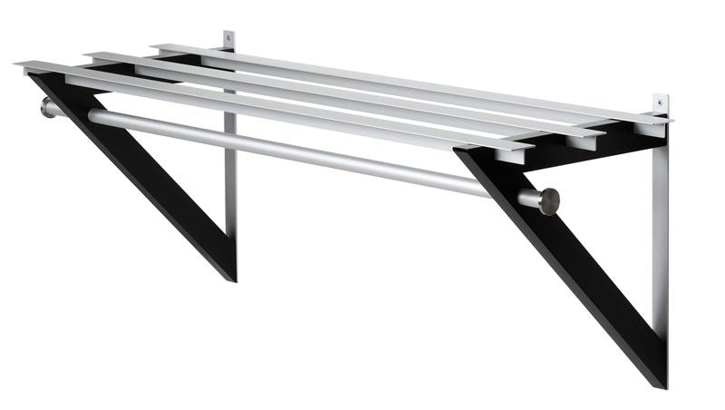 HH-7 Milano Hat Shelf Black, 98 cm