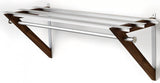 HH-7 Milano Hat Shelf Walnut, 98 cm