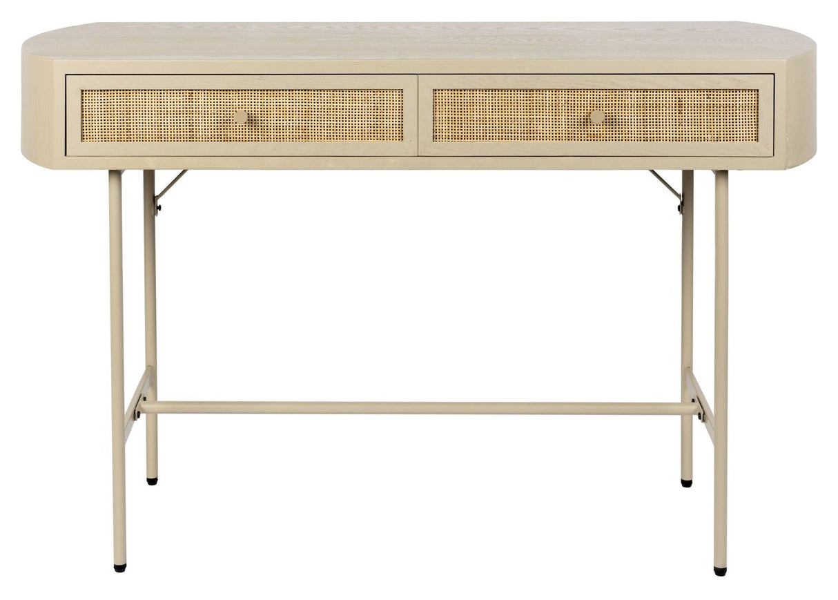 Amaya Console Table med skuffer, MDF, Merge, Beige