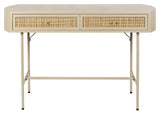 Amaya Console Table med skuffer, MDF, Merge, Beige