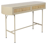 Amaya Console Table med skuffer, MDF, Merge, Beige