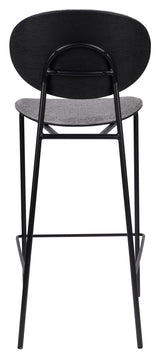 Homii Donny Bar Stool, Gray, SH: 66cm