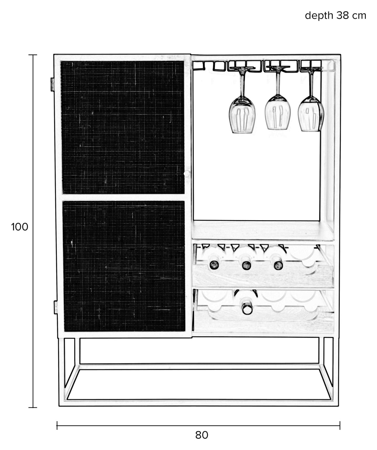 Homii Guuji vin/barskap, H100