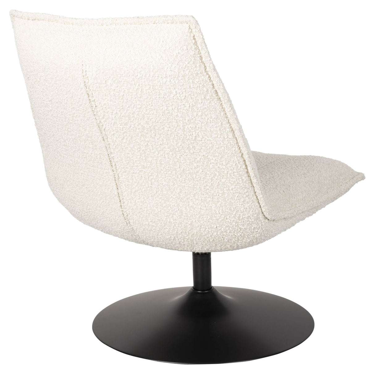 Jax Lounge Chair, Off White Bouclé