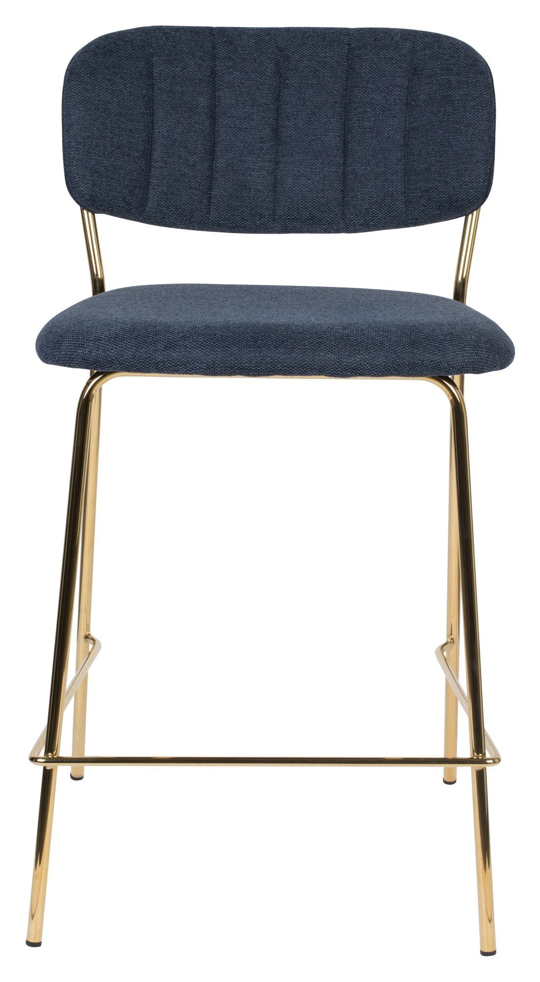 Homii Jolien Bar Stool SH: 65cm, gull/mørkeblå