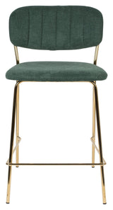 Homii Jolien Bar Stool SH: 65cm, gull/mørkegrønn