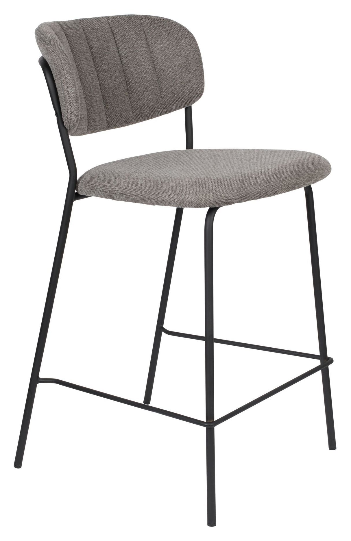 Homii Jolien Bar Stool SH: 65cm, svart/grå