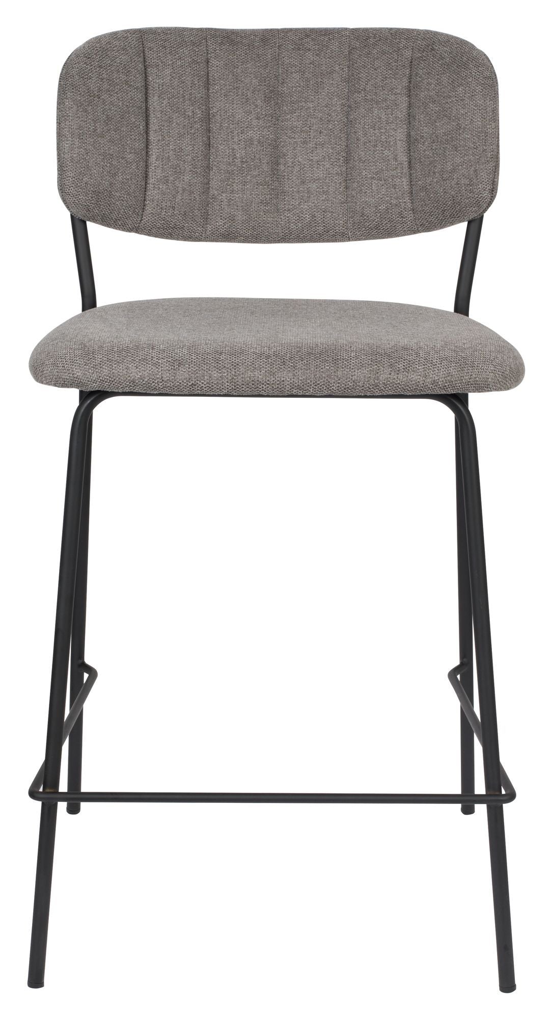 Homii Jolien Bar Stool SH: 65cm, svart/grå