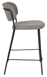 Homii Jolien Bar Stool SH: 65cm, svart/grå