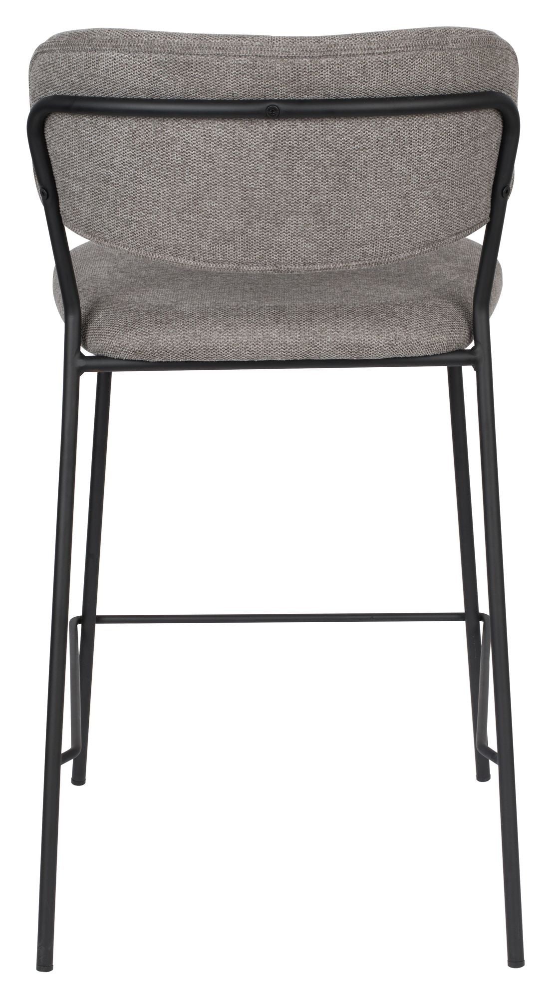 Homii Jolien Bar Stool SH: 65cm, svart/grå