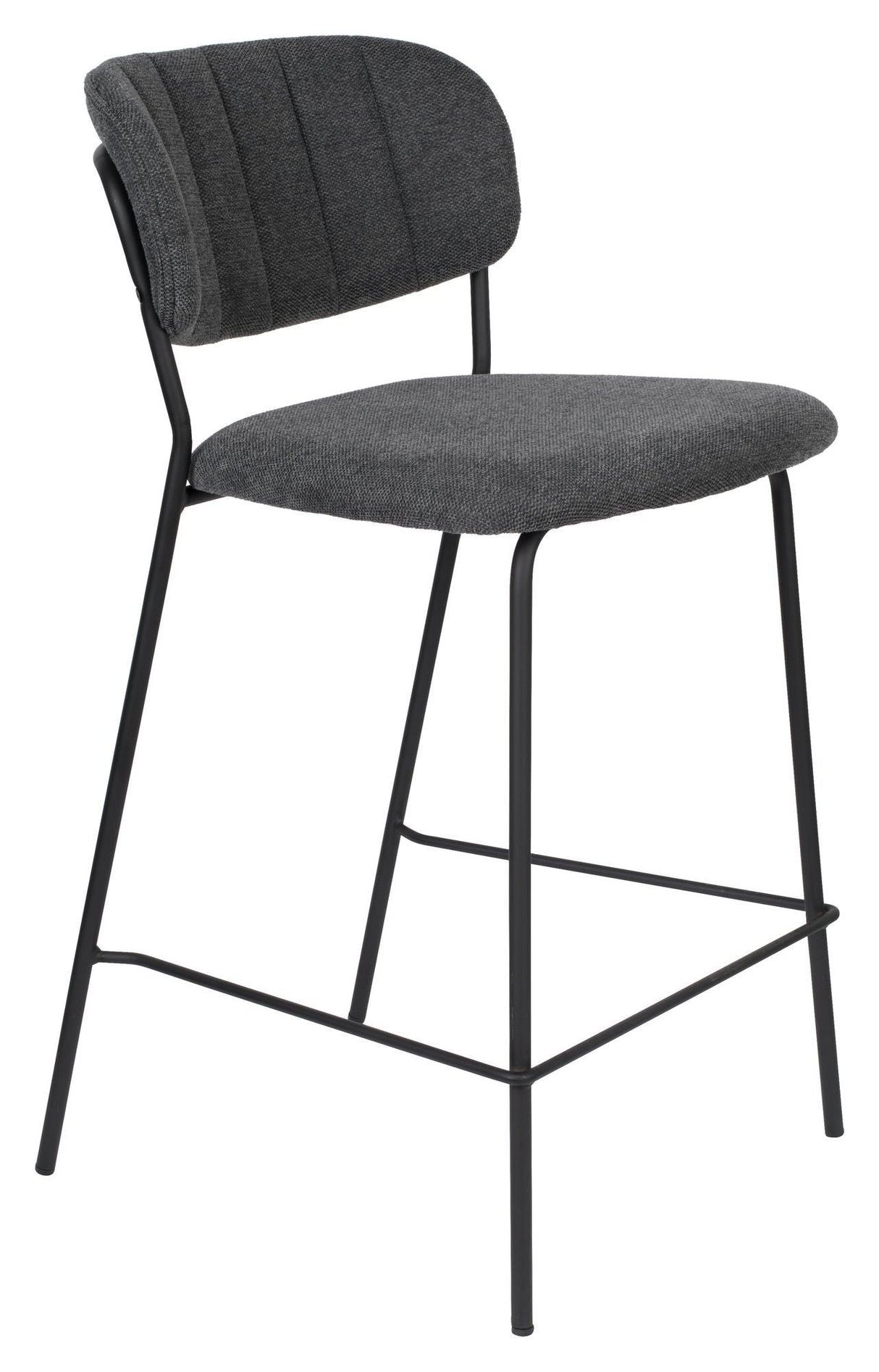 Homii Jolien Bar Stool SH: 65cm, svart/mørk grå