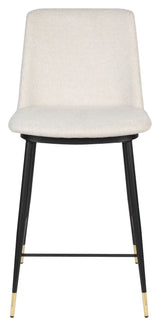 Homii Lionel Bar Stool, Beige, SH: 65cm