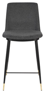 Homii Lionel Bar Stool, Dark Grey, SH: 65cm