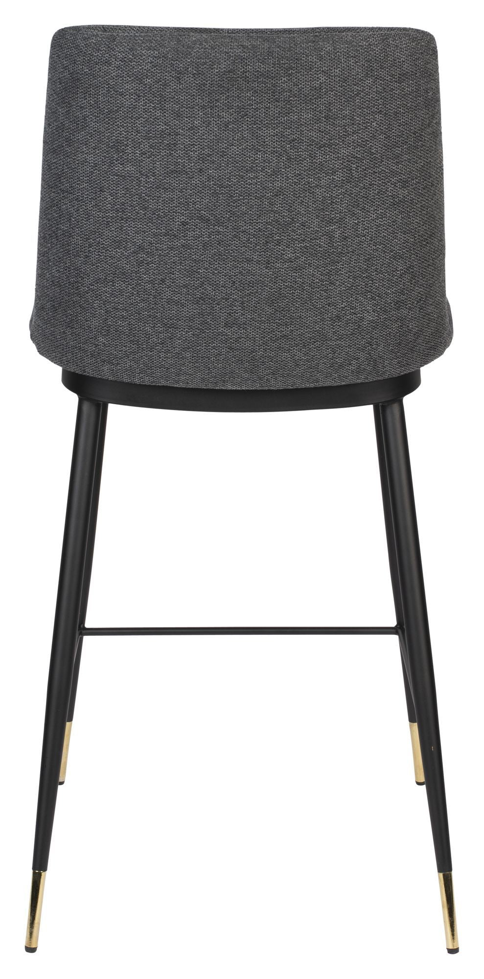 Homii Lionel Bar Stool, Dark Grey, SH: 65cm