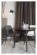 Homii Lionel Dining Chair, Dark Grey