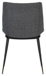 Homii Lionel Dining Chair, Dark Grey