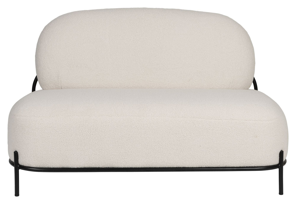 Milan Lounge Sofa, Teddy Ivory