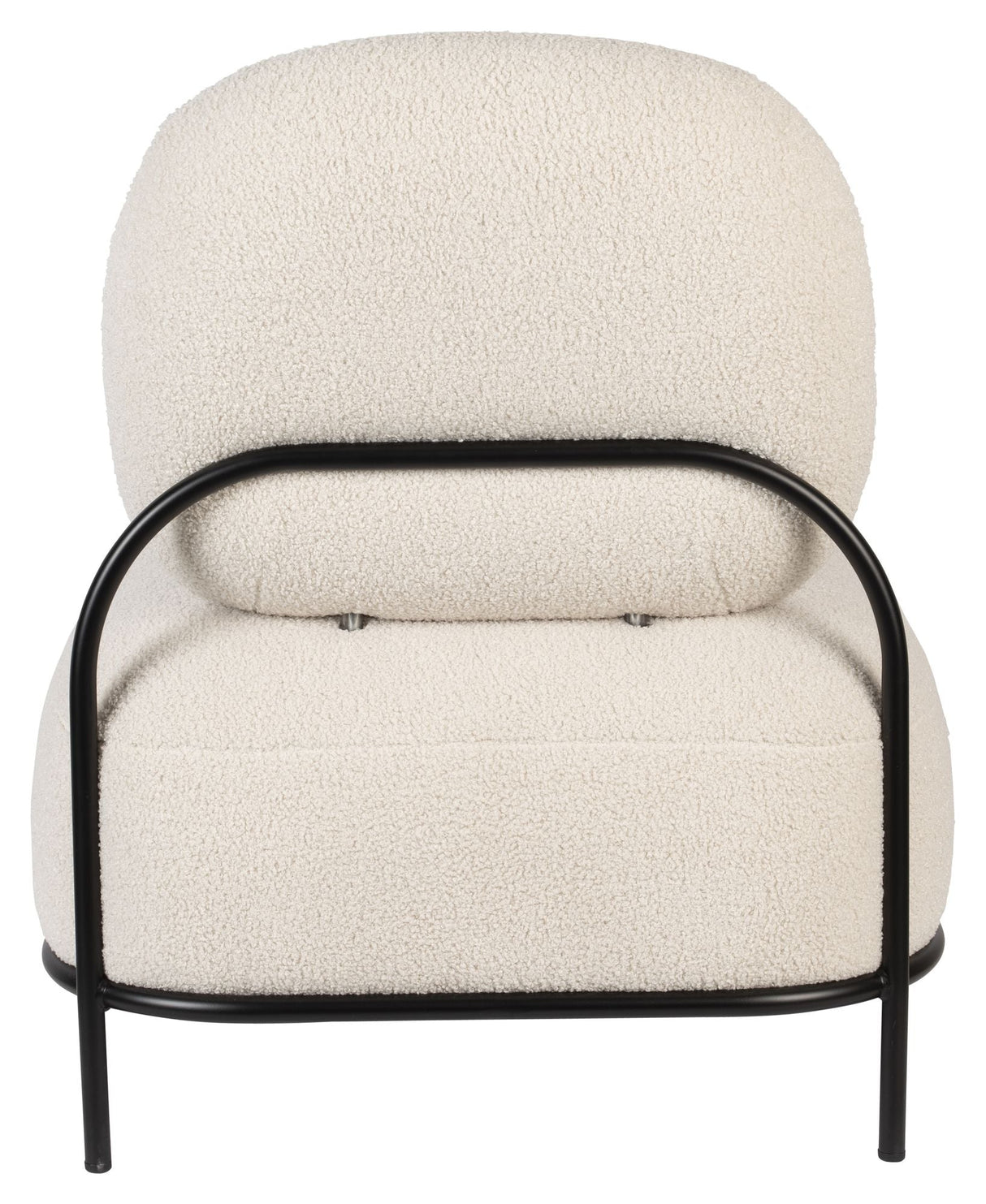 Milano Lounge Chair, Teddy Ivory