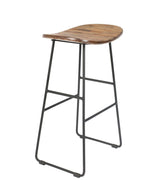 Zanzibar Bar Bar Stool - Nature, SH: 62cm