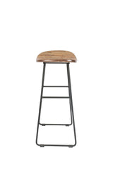 Zanzibar Bar Bar Stool - Nature, SH: 62cm