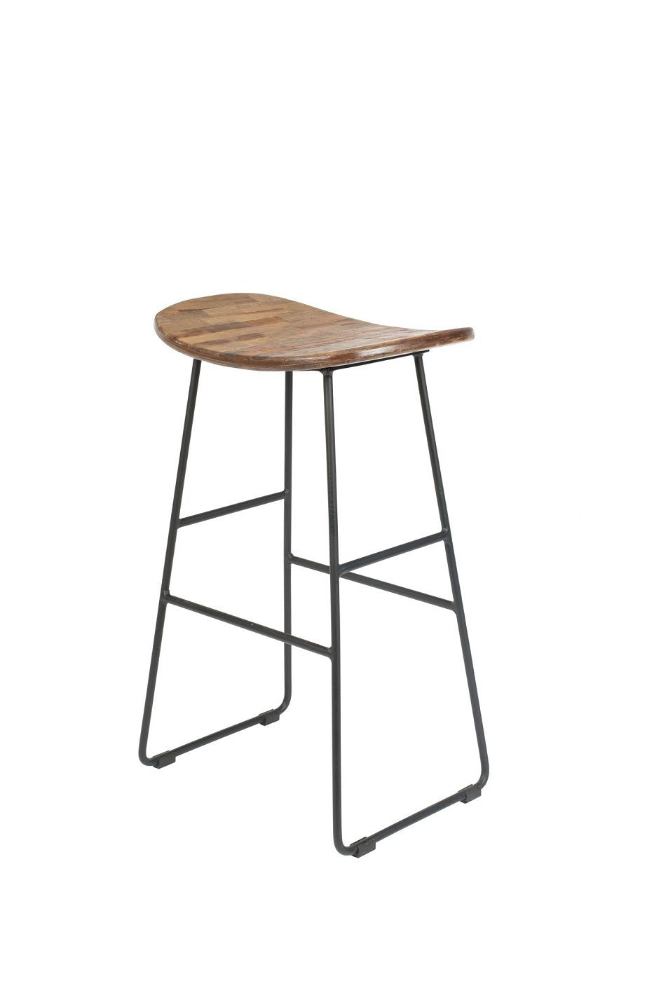 Zanzibar Bar Bar Stool - Nature, SH: 62cm