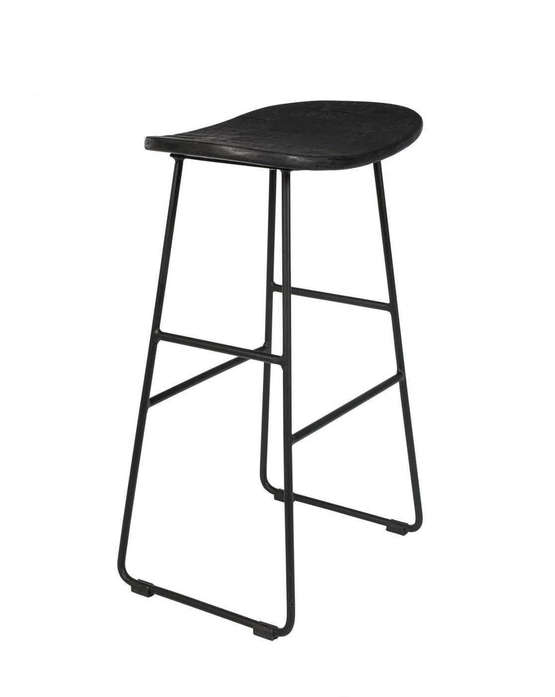 Zanzibar Bar Bar Stool - Svart, SH: 62cm