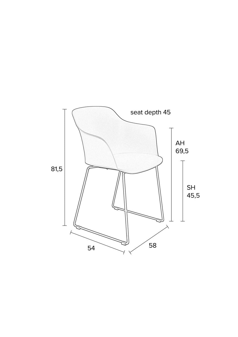 Homii Tango Dining Chair - Green