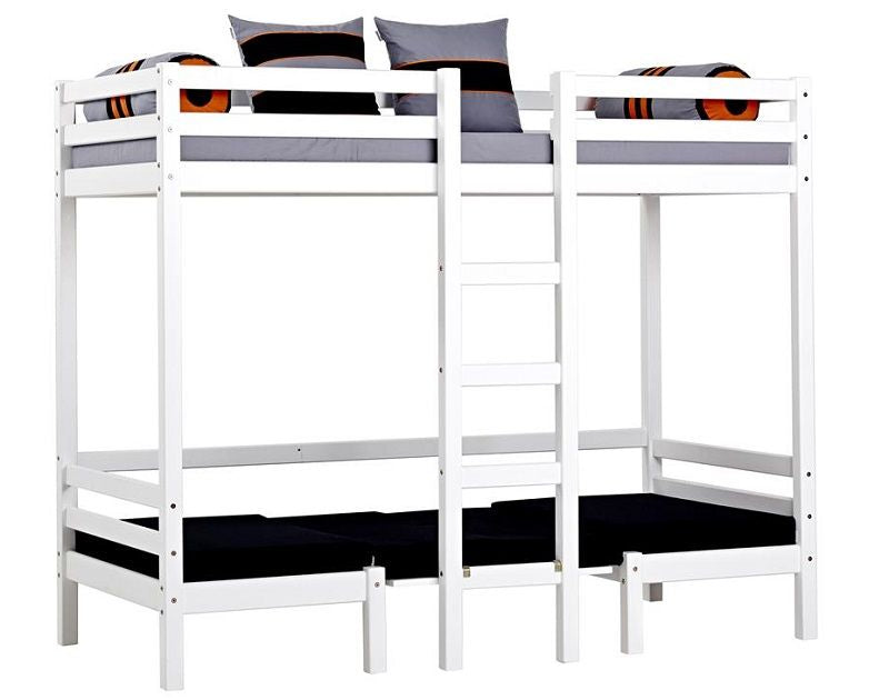 Hoppekids 4 -delt madrass 90x200 - svart