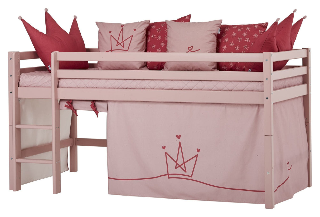 Hoppekids Eco Dream Half High Bed 90x200 - Pale Rose