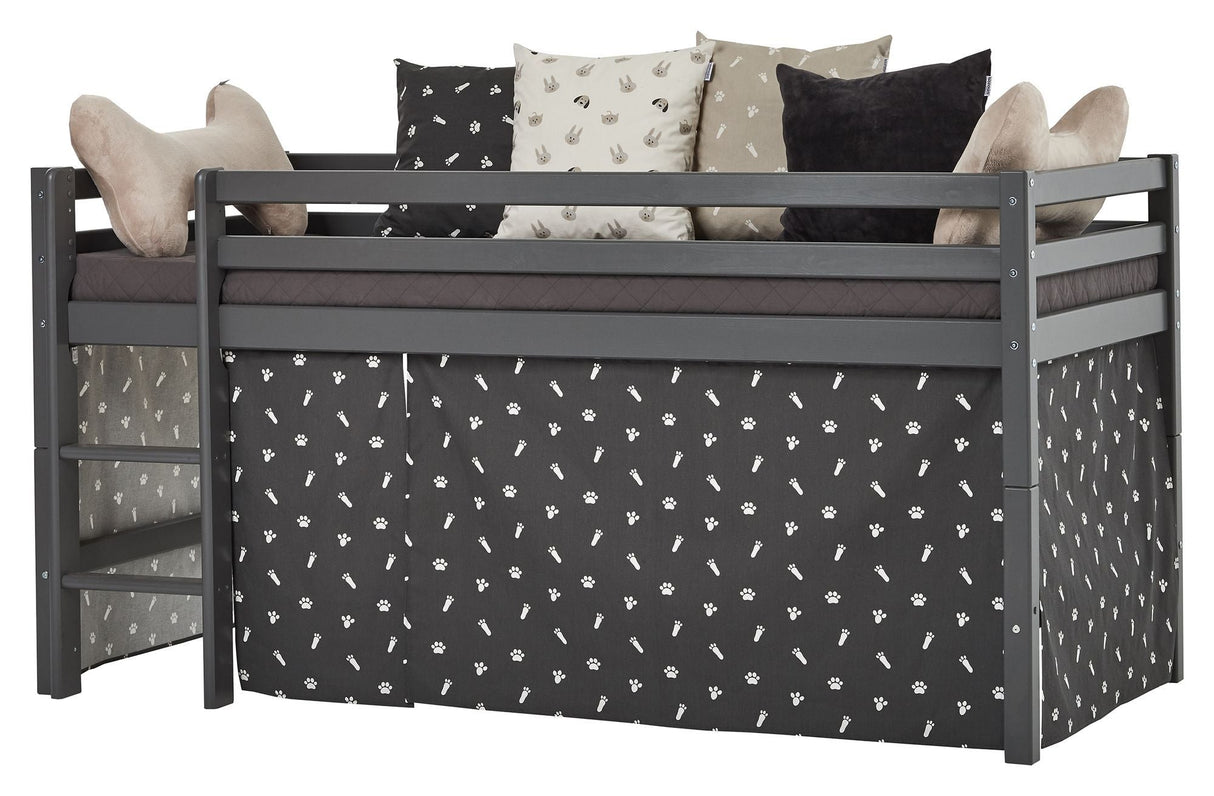 Hoppekids Eco Dream Half High Bed 90x200 - Grå