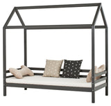 Hoppekids Eco Dream House Bed 90x200 - Røkt Pearl