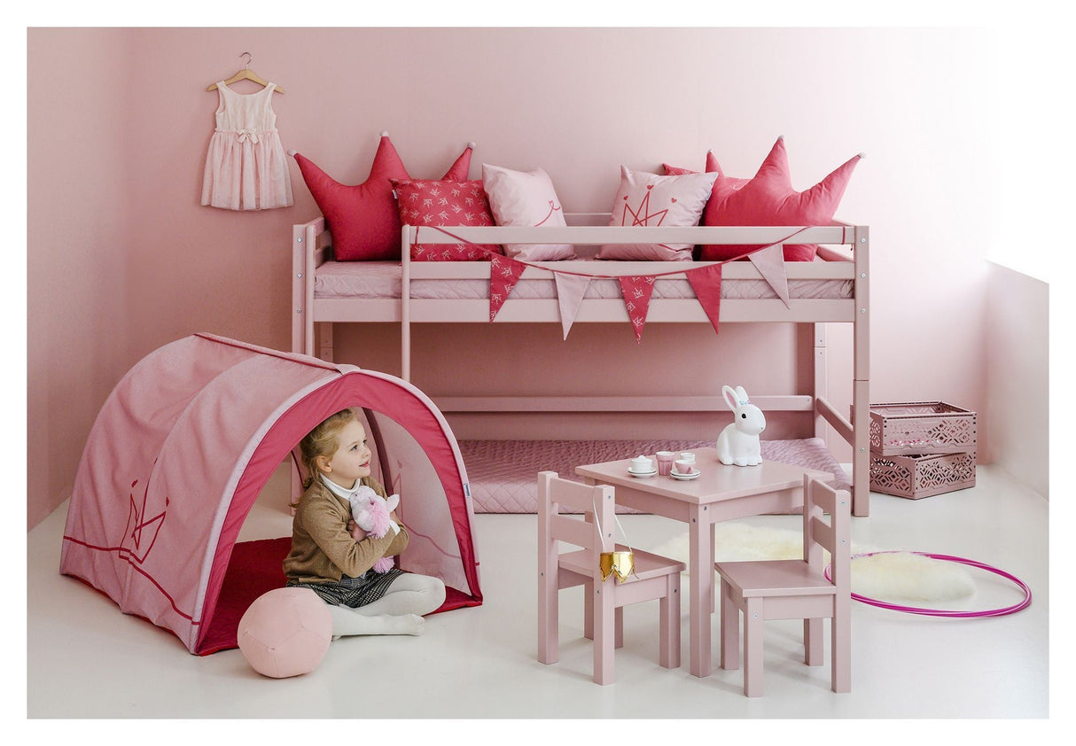 Hoppekids Eco Dream My Color Half High Bed 90x200 - Pale Rose