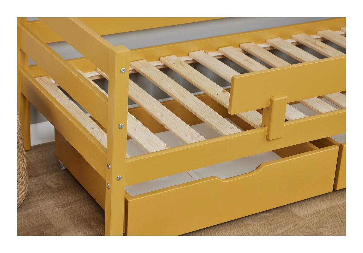 Hoppekids Eco Comfort Junior Bed 70x160 - Autumn Yellow