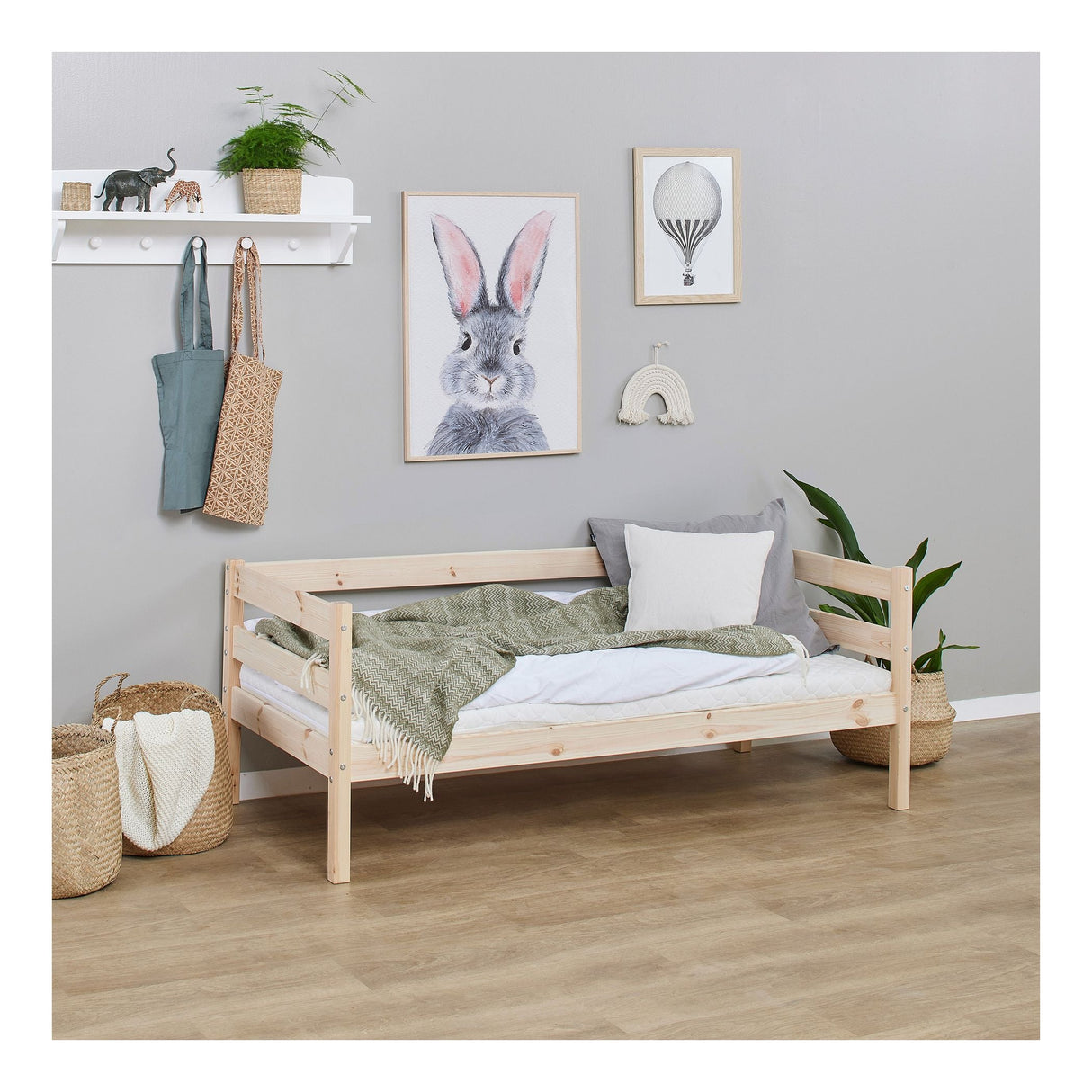 Eco Comfort Junior Bed 70x160 - Natur