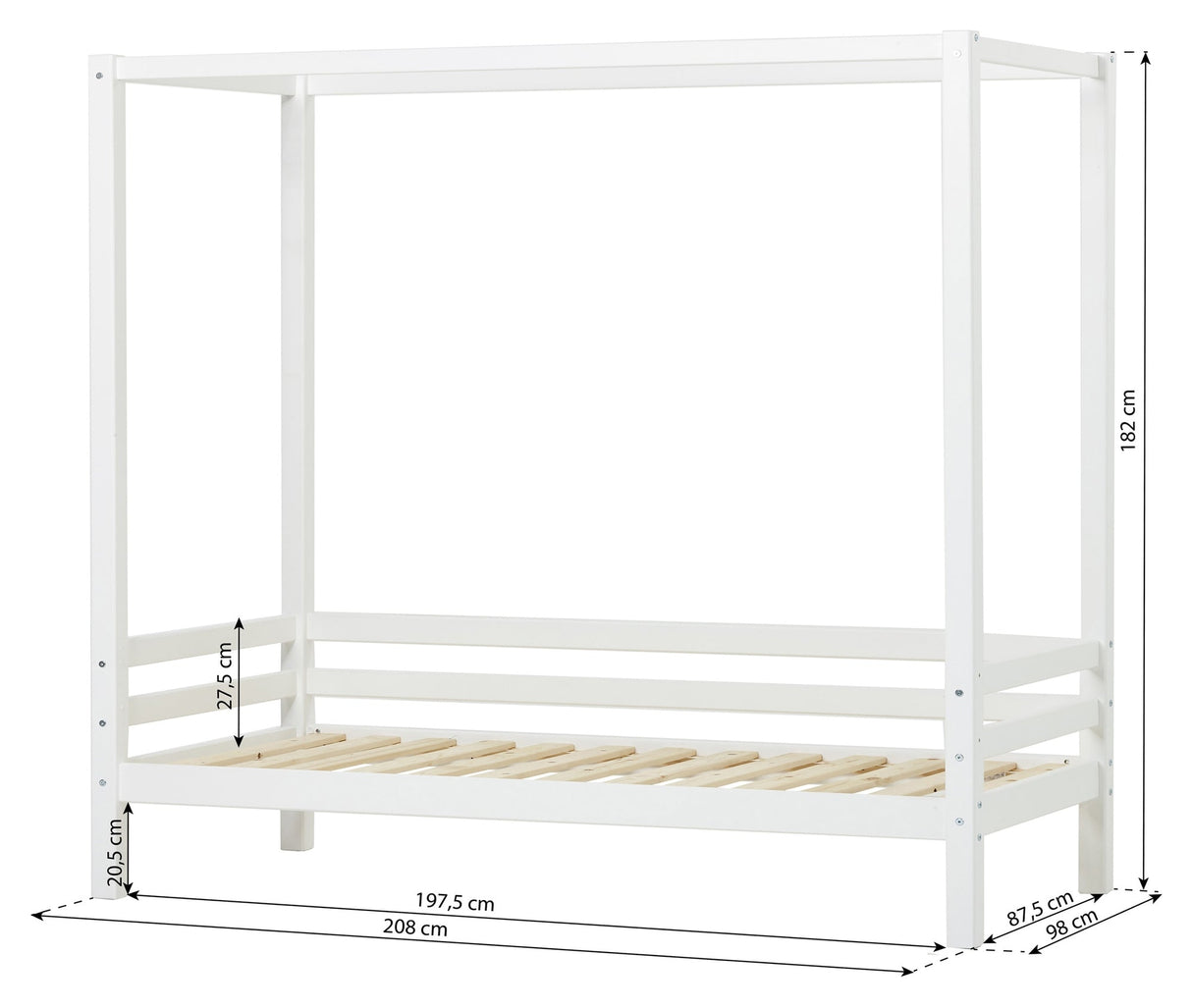 Hoppekids Eco Dream Sky Bed 90x200