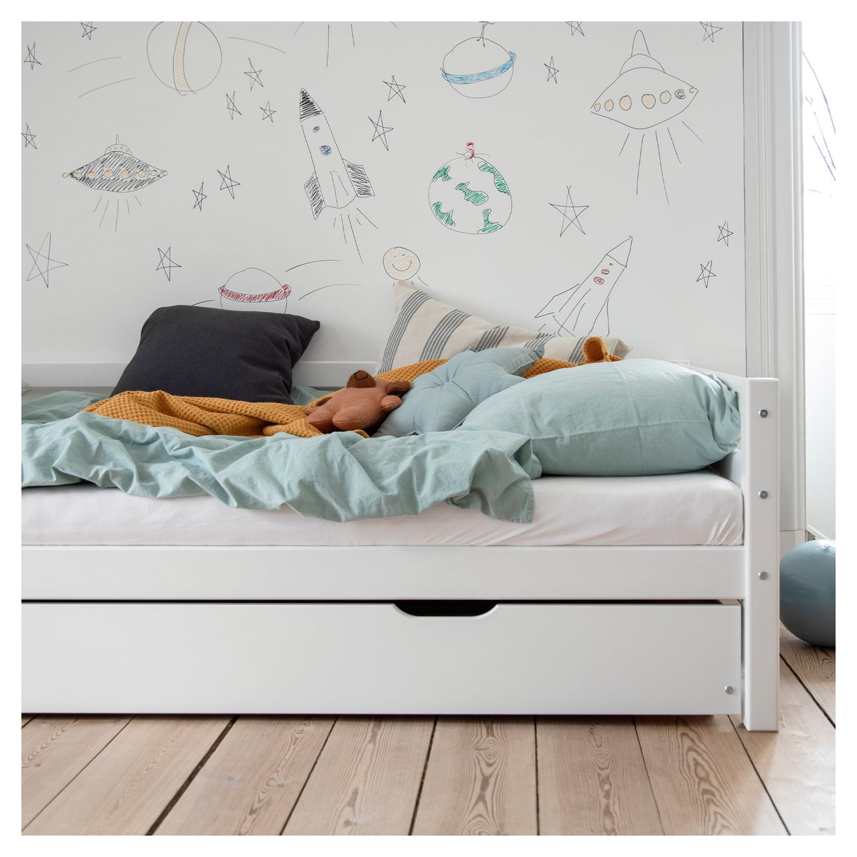 Eco Dream Junior Bed 70x160, White